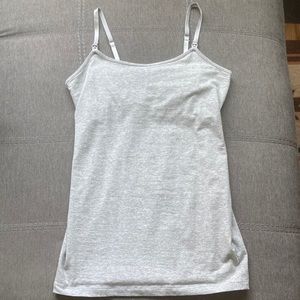 NWOT Motherhood Maternity XS Gray Nursing Tank